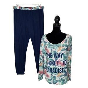 SO American Heritage 2 pc Floral Lounge Set Medium